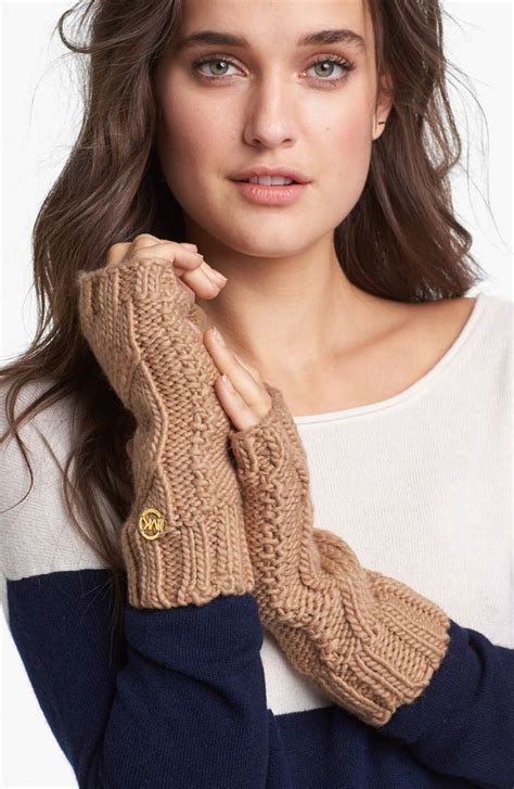 michael kors cable-knit armwarmers